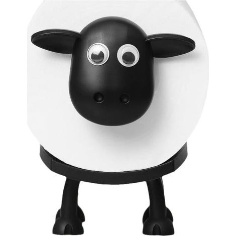 Distributeur de papier toilette design mouton – Décoratif et fonctionnel (1/4)
