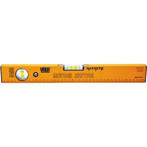 Livella a due bolle magnetica - Lunghezza: cm 100