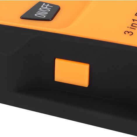 3-in-1-Metall-/Elektrokabel-/Balkendetektor, tragbarer Wandscanner, LCD-Bildschirm, Orange (1/5)