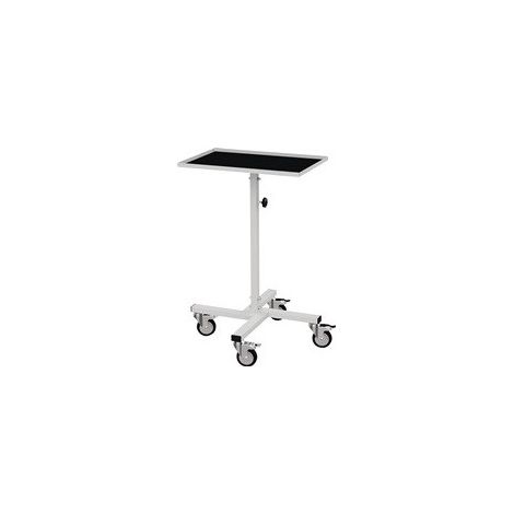 Piattaforma di carico stand materiale L410xW610mm altezza regolabile 945-1295mm ripiano grigio chiaro rigido