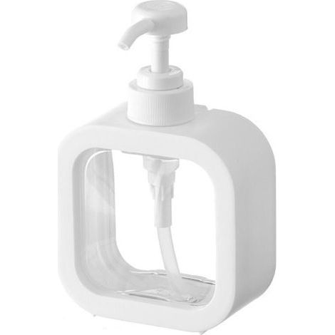 Soap Dispenser, Refillable Kitchen Soap Dispenser and Bathroom Soap Dispenser, Soap Dispenser with Waterproof Label, Dish Soap Dispenser, 500ML, 2 Pieces (1/5)