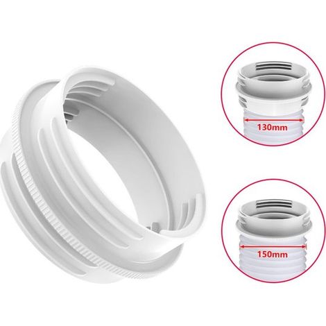 Raccord de tuyau d'évacuation pour climatiseur mobile - diamètre intérieur 130 mm / diamètre extérieur 150 mm (1/5)