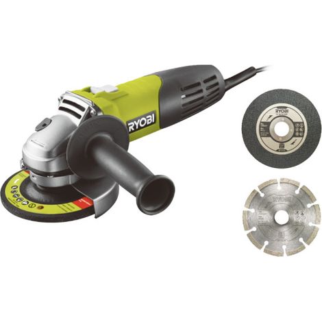 Pack RYOBI Meuleuse d'angle RAG600-115G - 600W - 115mm - 6 disques - RAK6AGD115 - 115mm (1/5)