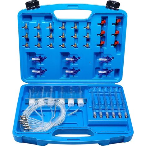 24pcs Kit Testeur Injecteur Diesel, 6 Cylindres, Mesure Débit Retour, Moteur Rampe Commune
