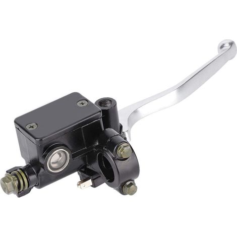 Maître-cylindre de levier d'embrayage de frein avant de moto 7/8 ", ensemble de pompe de frein à disque de moto 22mm adapté à la pompe supérieure de frein avant (1/5)