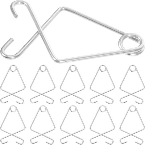 50 crochets plafond - acier - pour suspension et rangement (1/5)
