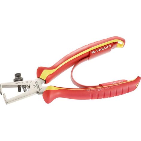 Alicate pelacables - 170 mm - FACOM - Aislado 1000 Voltios - 194A.17VE
