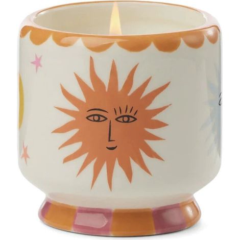 CANDELA PROFUMATA IN CERAMICA, 226G, FIORI D'ARANCIO