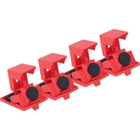 Ensemble de 4 dispositifs de verrouillage de disjoncteur à pince pour disjoncteur unipolaire 480/600 V