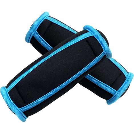 2 Pcs Haltères Musculation pour Femme Homme, 0.5kg, Halteres Souples, Haltere Anti-Transpirants Ergonomiques, Poids Pilates avec Sangle, pour Fitness, Marche, Running, Yoga et Rééducation (1/5)