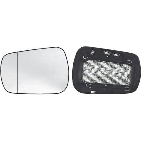 Verre de rétroviseur gauche asphérique chauffant Ford Fiesta MK5 phase 1 2002-2005