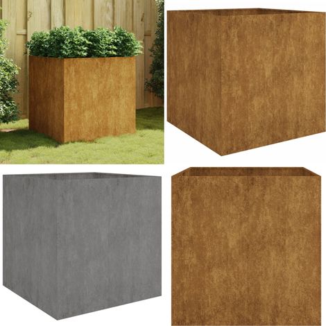 Pflanzkübel 80x80x80 cm Cortenstahl - Rostiger Pflanzkübel - Cortenstahl Pflanzkübel - Gartendekoration - Hochbeet - Blumenerde - Home & Living (1/5)