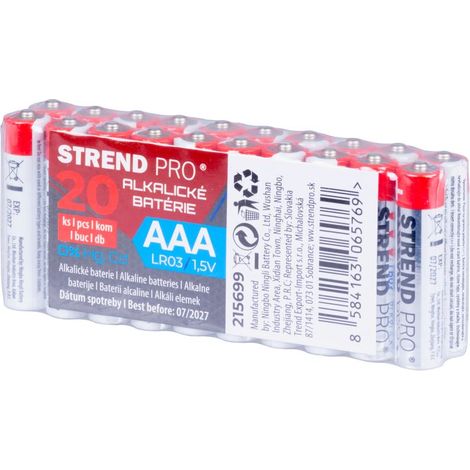Batterie Strend Pro, LR03, 20 Stk., AAA Micro (1/2)