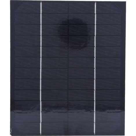 Panneau Solaire 6W 12V Silicium Monocristallin pour Chargeur Batterie DIY Extérieur (1/5)