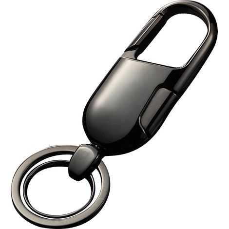Porte-clés en acier inoxydable pour clés de voiture - Accessoires porte-clés robustes (1/5)