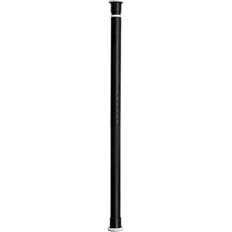 Barre télescopique universelle en acier inoxydable de 70 à 410 cm, sans perçage, pour rideau de douche (1/5)
