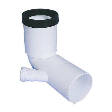Curva WC Prolungata con 1 Attacco Scarico Idrico Pp Bianco Mm 90X40 7801272