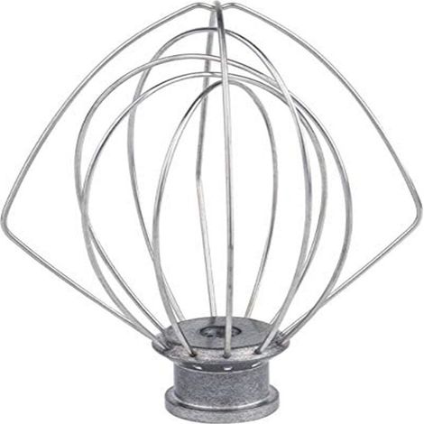 Fouet en Fil d'acier Inoxydable Compatible avec KitchenAid K45WW KSM150 K45 KSM90 Accessoire Robot (1/4)