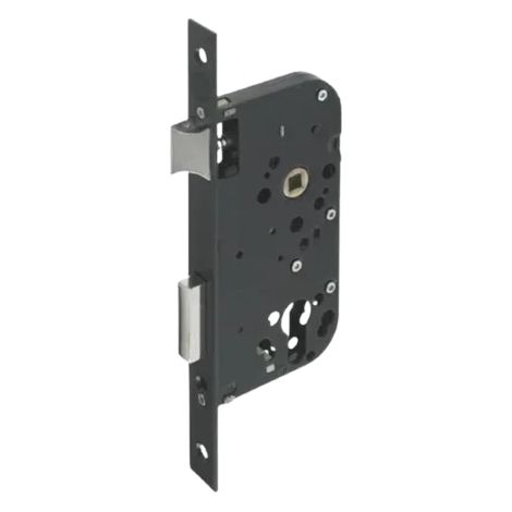Yale Y60 - Serrure à Encastrer à Cylindre, Réversible, Noir Têtière Bouts Carrés, Axe à 50 mm - Pour Porte d'Entrée