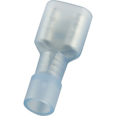 Cosse faston RS PRO, 1.5 2.5 mm², 16 14 AWG, Isolé, Bleu
