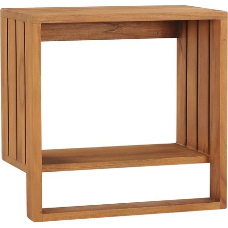 Wall-mounted Towel Rack 35x20x35 cm Solid Teak Wood vidaXL