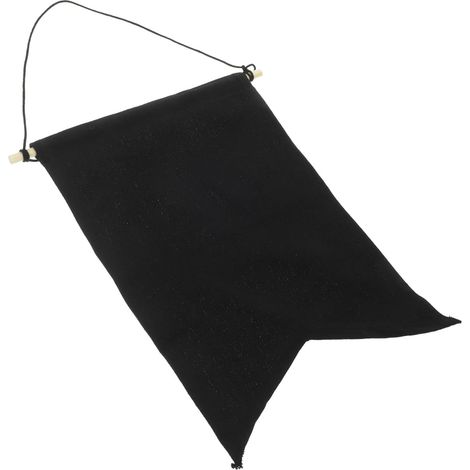 Black Canvas and Wood Wall Pin Banner, Wall-Mounted Badge Display for Pin Organization, Hanging Decoration for Office or Living Room (1/5)