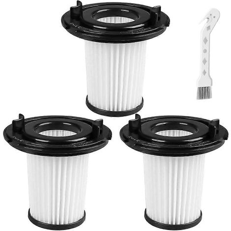 Lot de 3 filtres HEPA de rechange pour aspirateur sans fil WHALL EV-691, filtre lavable avec 1 brosse de nettoyage (1/5)