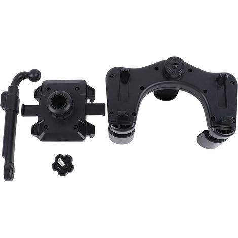 Support téléphone rétroviseur voiture rotatif 360° réglable, support extensible multifonction pour smartphone, fixation GPS portable (1/5)