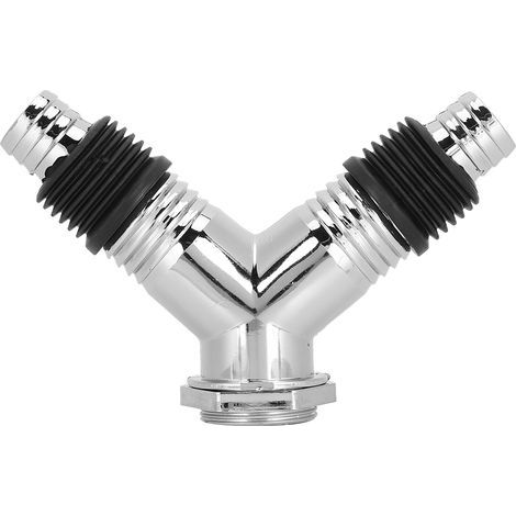 Outil d'étanchéité d'adaptateur de joint en T de drain de sol de connecteur de tuyau en Y à double usage pour machine à laver(Y) (1/5)