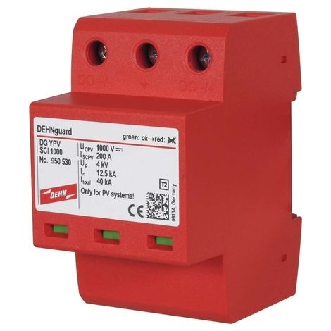 DEHN SÖHNE PARAFOUDRES DG YPV SCI 1000 F. PV-ANL.B. 1000 VDC PARAFOUDRE POUR ENERGIETECHNIK/4013364152960 ALIMENTATION