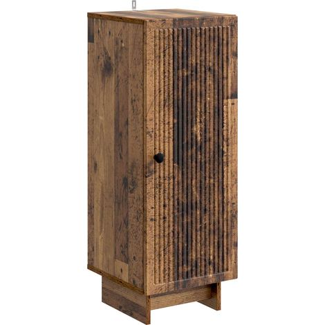 Aparador Madera envejecida 33 x 34,5 x 90 cm vidaXL