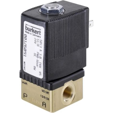 [NEUWERTIG] B-Ware Bürkert Ventil Magnetventil Direktgesteuert Muffe G 1/8 Nennweite 3 Mm Messing