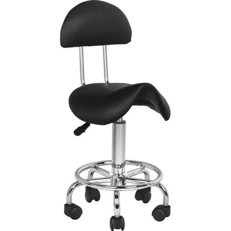 Taburete cosmético 6001 negro (1/2)