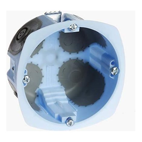 Eurohm Caja empotrable gris diámetro 67 mm profundidad 40 mm
