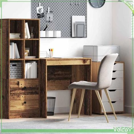 Bureau - ABI - Bois ancien - 70 x 50 x 76 cm - Durable - Design moderne (1/5)