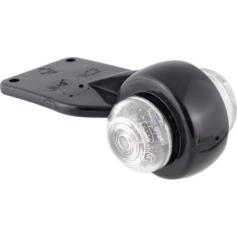 LED-Positionsleuchte, rund, 12/24 V, transparent, zum Anschrauben, Waś 1400300050 (1/5)