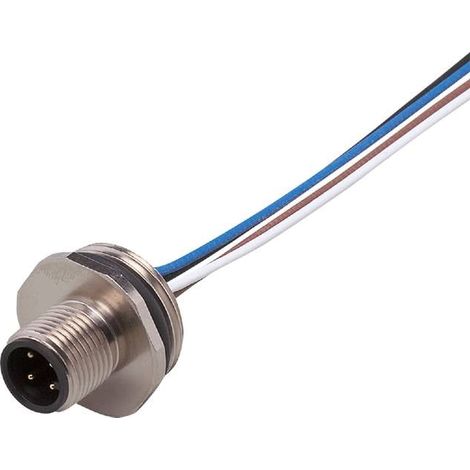 ifm Electronic E11295 Fiche à encastrer mâle, droit 0.12 m Nombre de pôles: 4 1 pc(s) Y933523 (1/2)