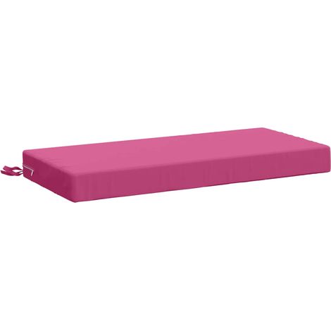Bankkissen SOEST 100 % Polyester Rosa 60 x 40 x 8 cm vidaXL (1/5)
