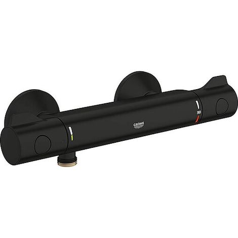 Aufputz-Brausethermostat Grohe Grohtherm 800, Ausladung 73 mm, matte black - 1022022430