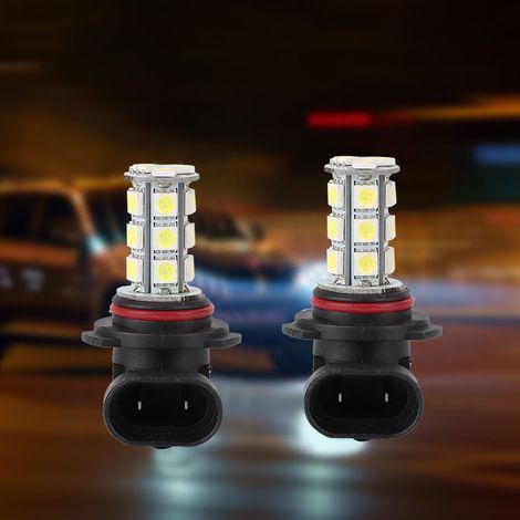 2x HB3 9005 18SMD 5050 LED-Lampen für Nebelscheinwerfer, 12V, Weiß (1/5)