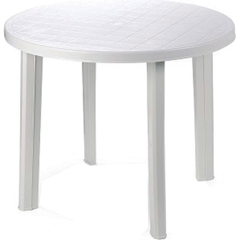 TAVOLO TONDO DA 90 CM IN POLIPROPILENE BARBADOS ARREDO GIARDINO
