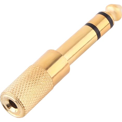 10 Adaptateurs Jack 6.5mm Mâle vers 3.5mm Femelle pour Casque Audio et Microphone (1/5)