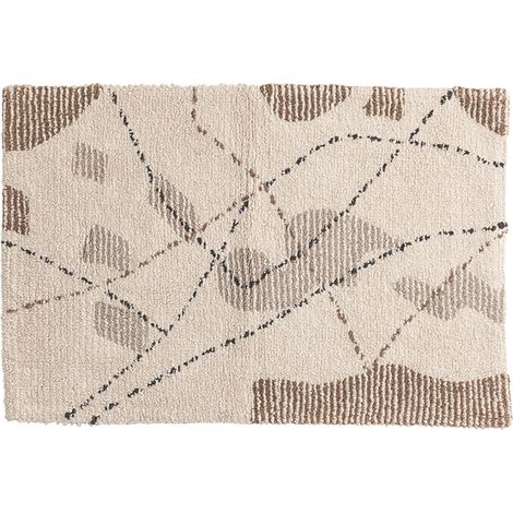 Paul tapis de bain 90x60cm sable. (1/4)