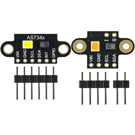 GY AS7341-V1+AS7341-V2 Spektralsensor-Modul-Kit für sichtbares Licht: Farbtemperatur, Beleuchtungsstärke, hochpräzise Farberkennung (1/5)