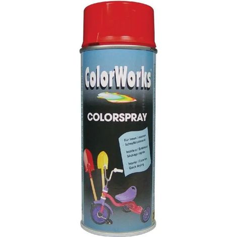 Vernice spray Colorworks ral 3002 asciugatura rapida finitura lucida