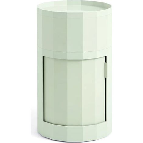 [GEBRAUCHT] B-Ware HAY Schrank Aufbewahrung Container Facet Cabinet Rollen Füße Mintgrün hoch 66 cm (1/2)