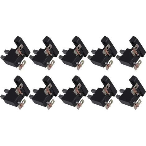 Balais de charbon pour générateur : 10 balais de charbon et porte-balais pour générateurs de 4 kW, 5 kW et 7 kW. Bonne conductivité thermique et propriétés lubrifiantes. (1/5)