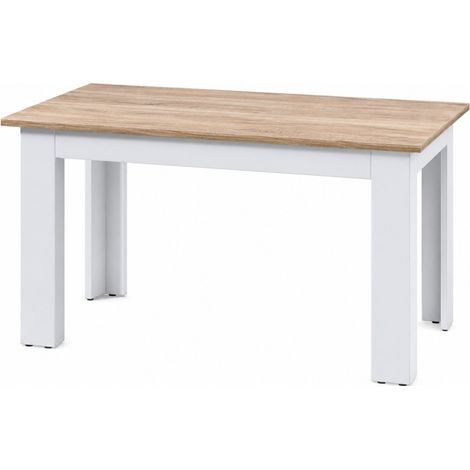 Mesa Comedor o Cocina Salta - Blanco / Roble (1/5)