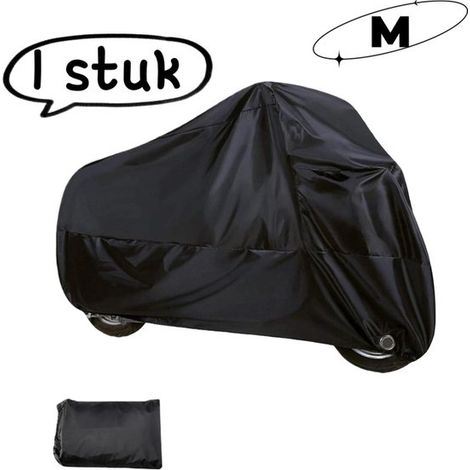 1 unidad, Cobertura total, protección contra la lluvia y el sol, funda protectora para todas las estaciones, Talla M (20090100 cm), Negra (1/5)