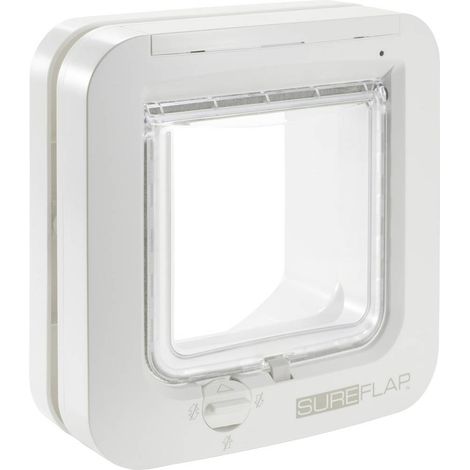 SUREFLAP Chatiere a puce electronique blanc